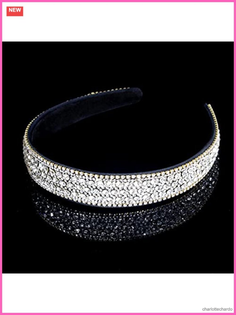 Rhinestone Crystal Headband Thin Hair Accessories for Women Girls